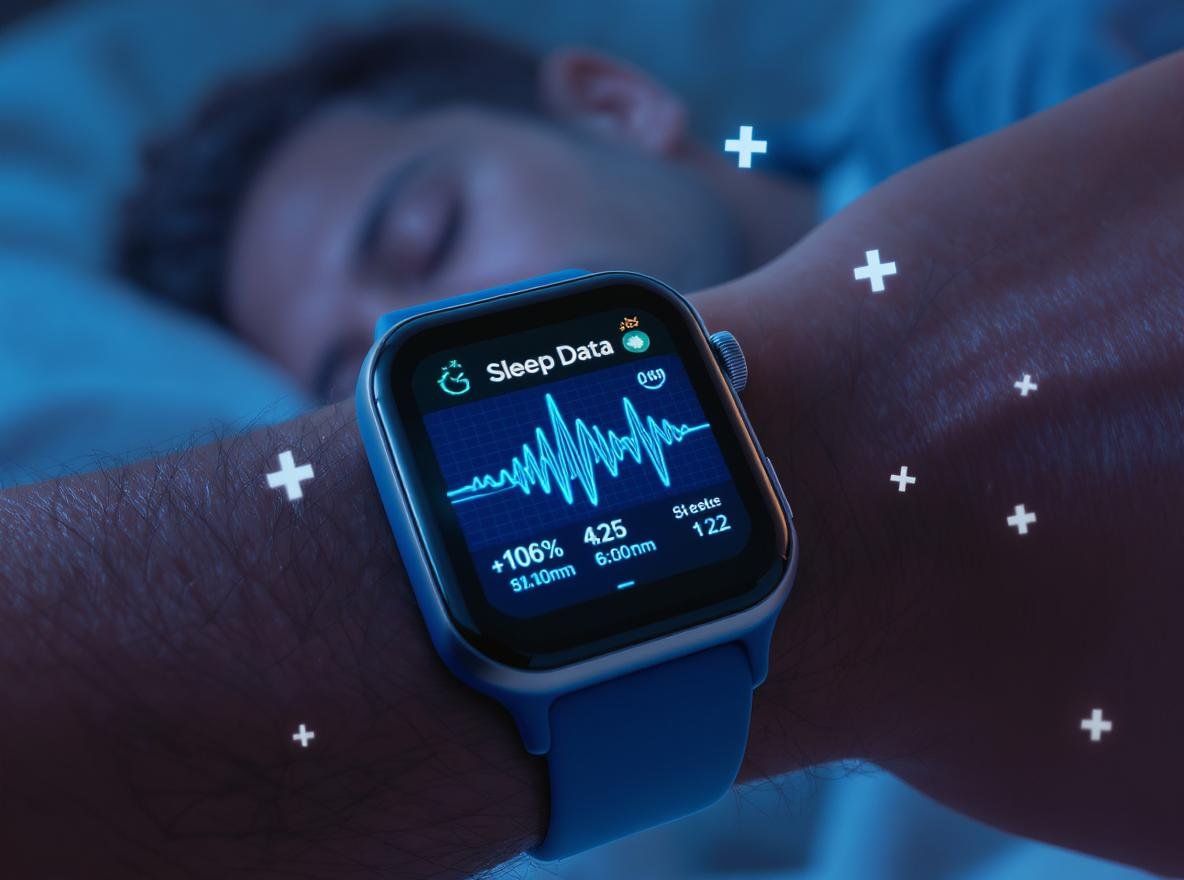 FDA approved smartwatch detecting sleep apnea with breathing pattern display