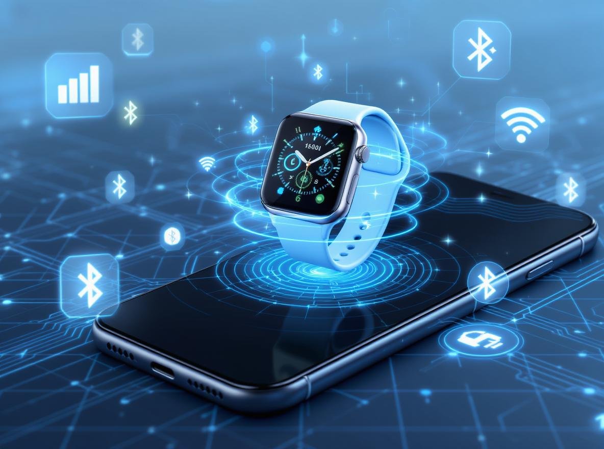 How smartwatches connect to smartphones through Bluetooth WiFi cellular and NFC technology