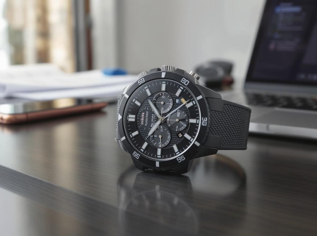 Professional smartwatch demonstrating independence from smartphone for business use