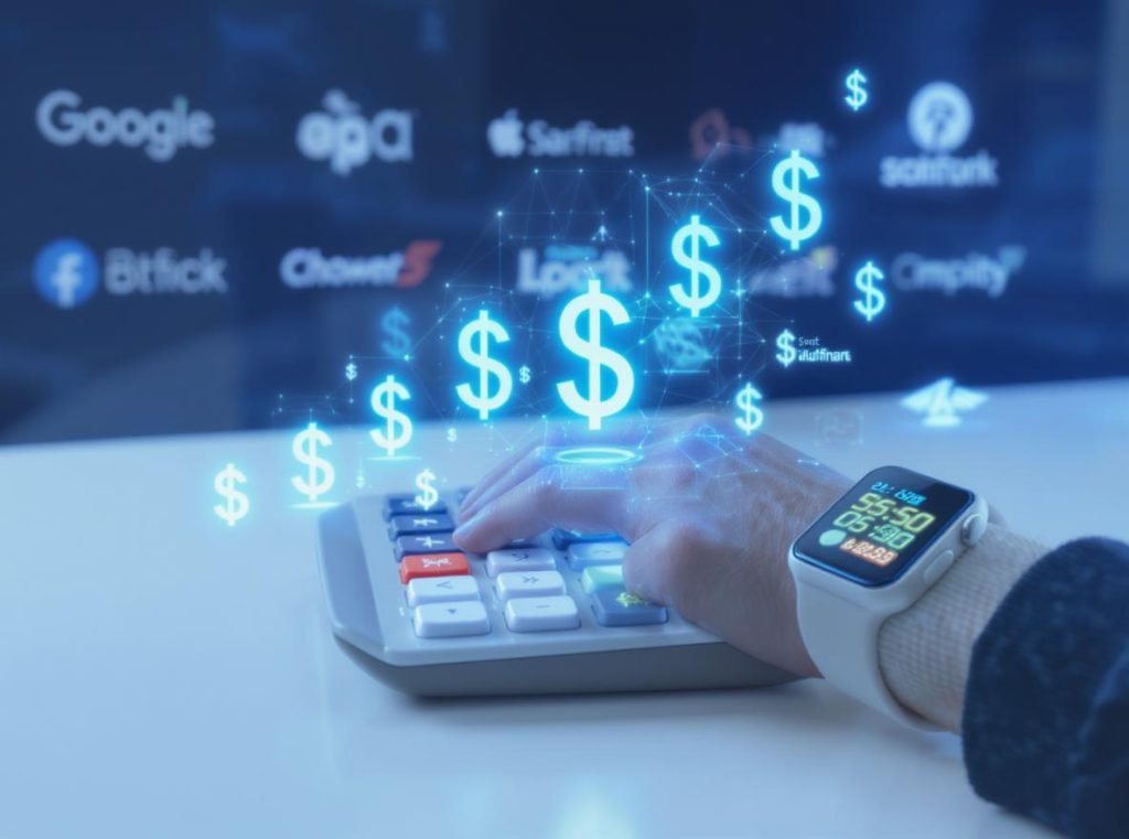 Smartwatch data plan pricing comparison showing monthly costs from different carriers