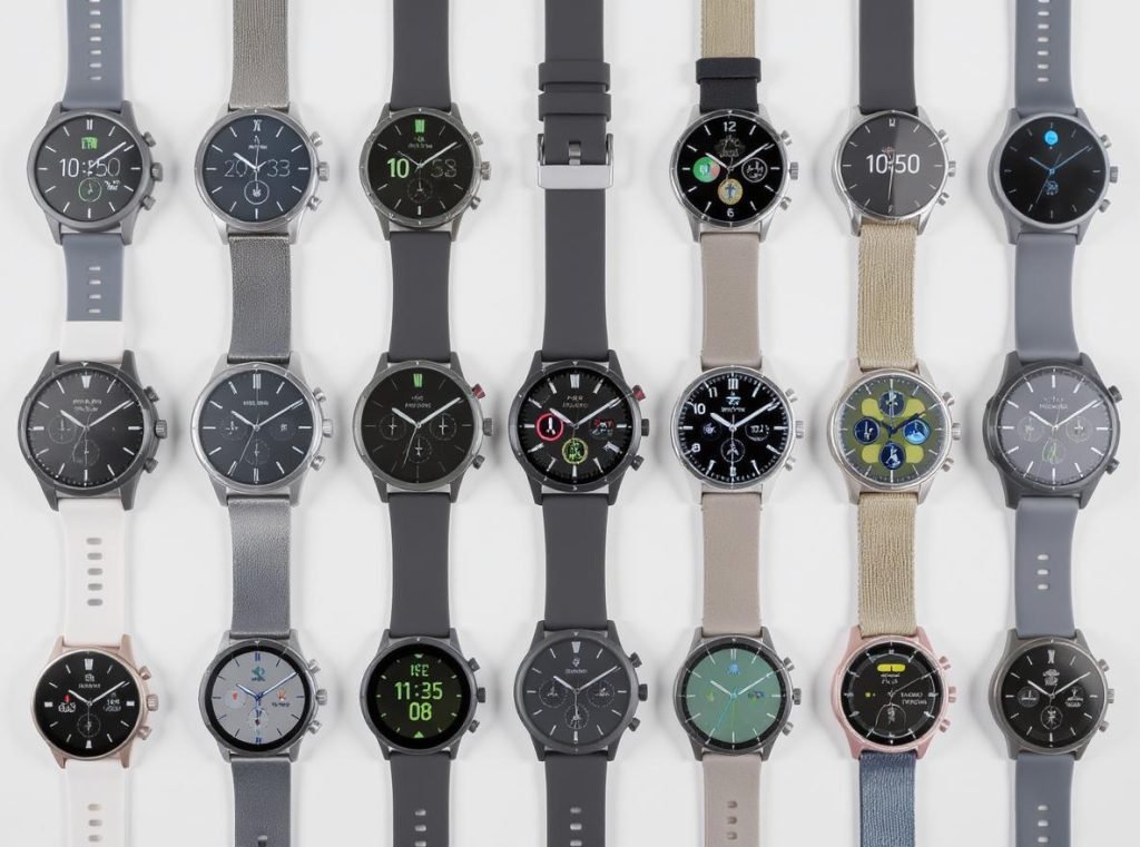 Different smartwatch types and models for standalone phone-free operation
