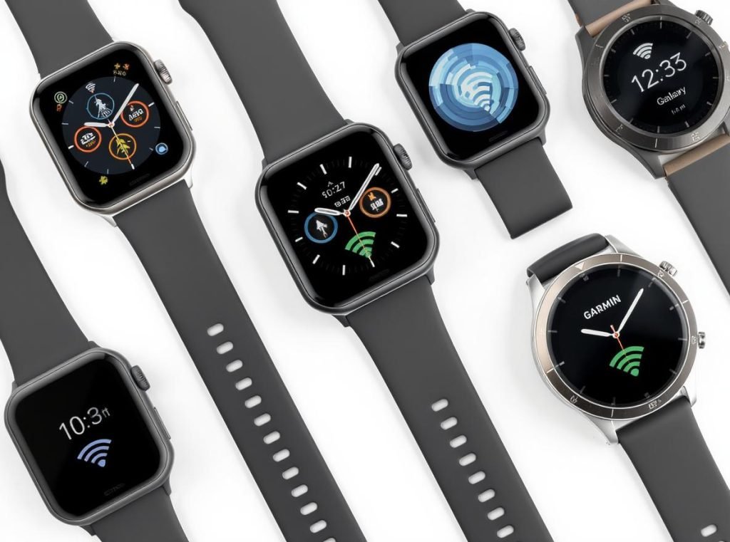 Collection of major smartwatch brands offering WiFi-only models without cellular requirements