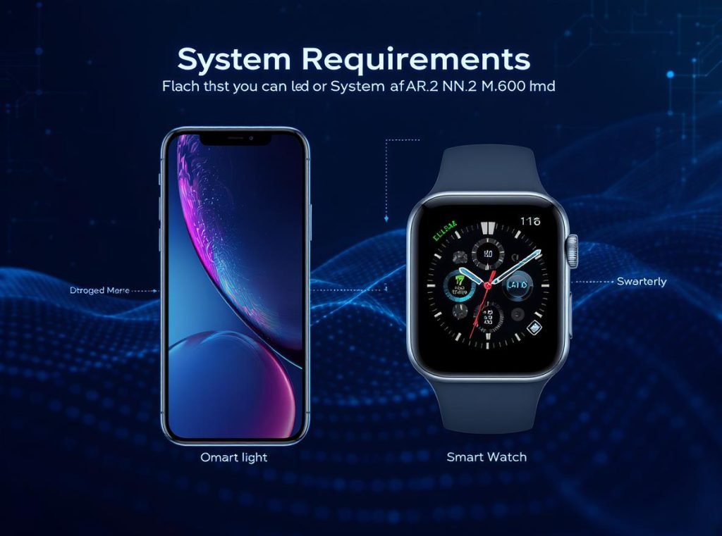 Technical requirements and compatibility specifications for smartwatch connectivity