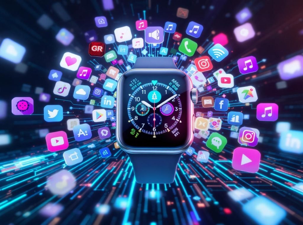 Standalone smartwatch apps ecosystem showing independent app functionality