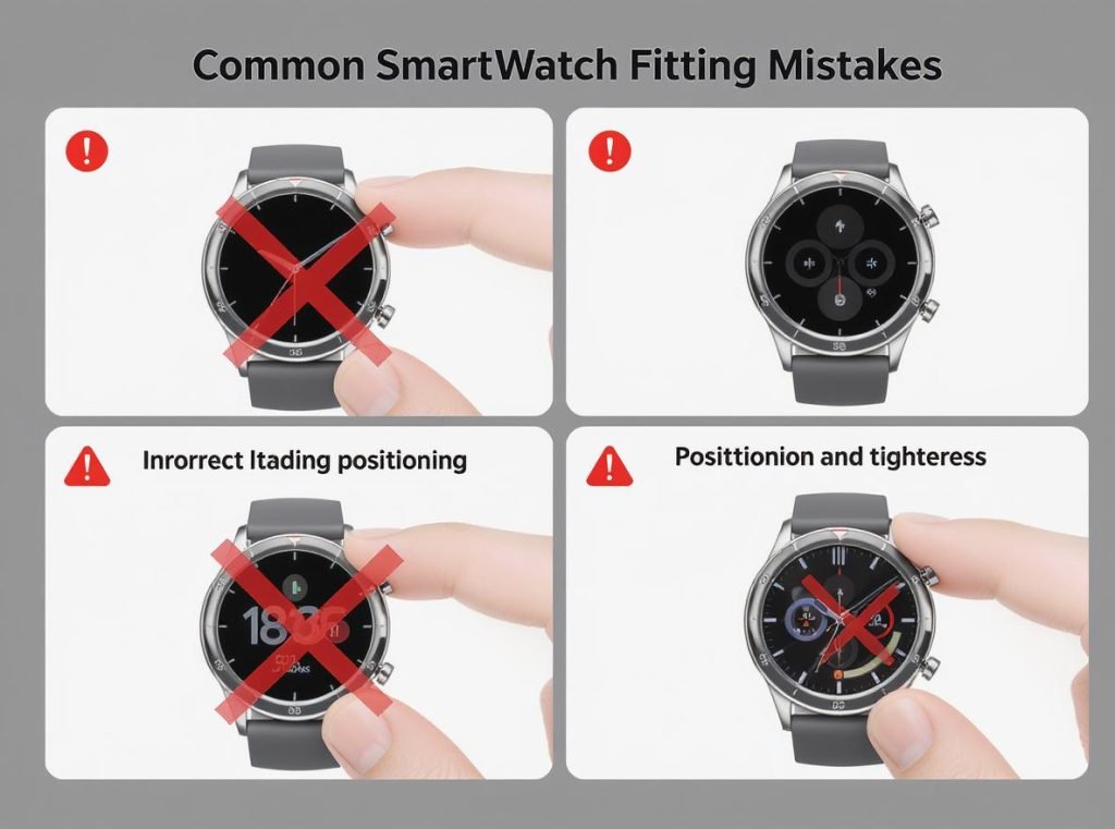 Common smartwatch fitting mistakes to avoid for optimal accuracy and comfort