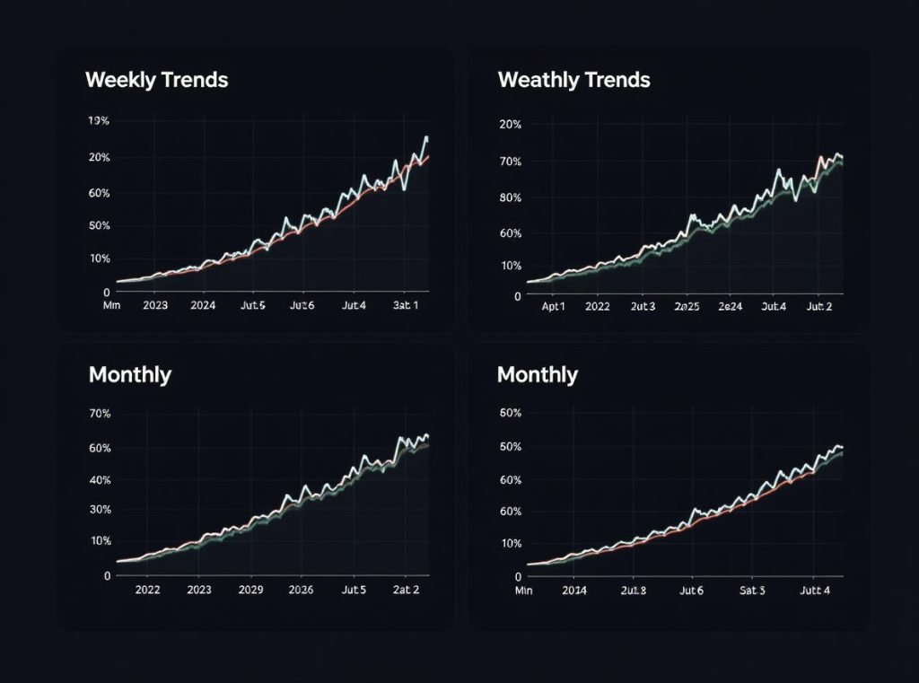 Smartwatch health data trends and patterns analysis over time