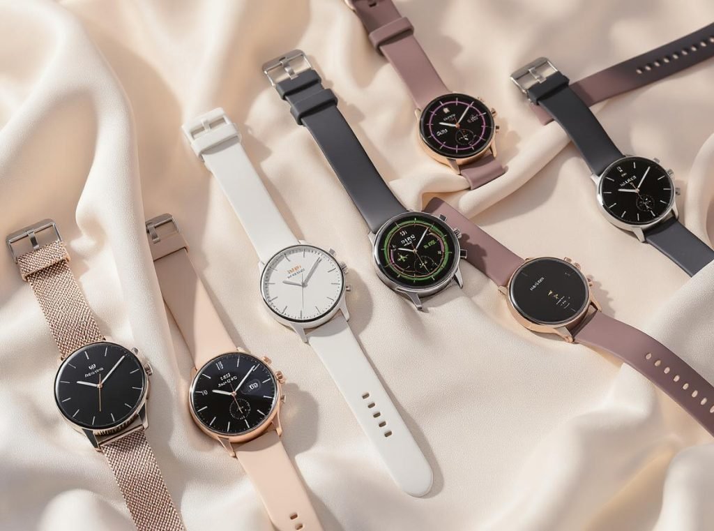 Premium smartwatch collection showing versatile hand placement options for all users