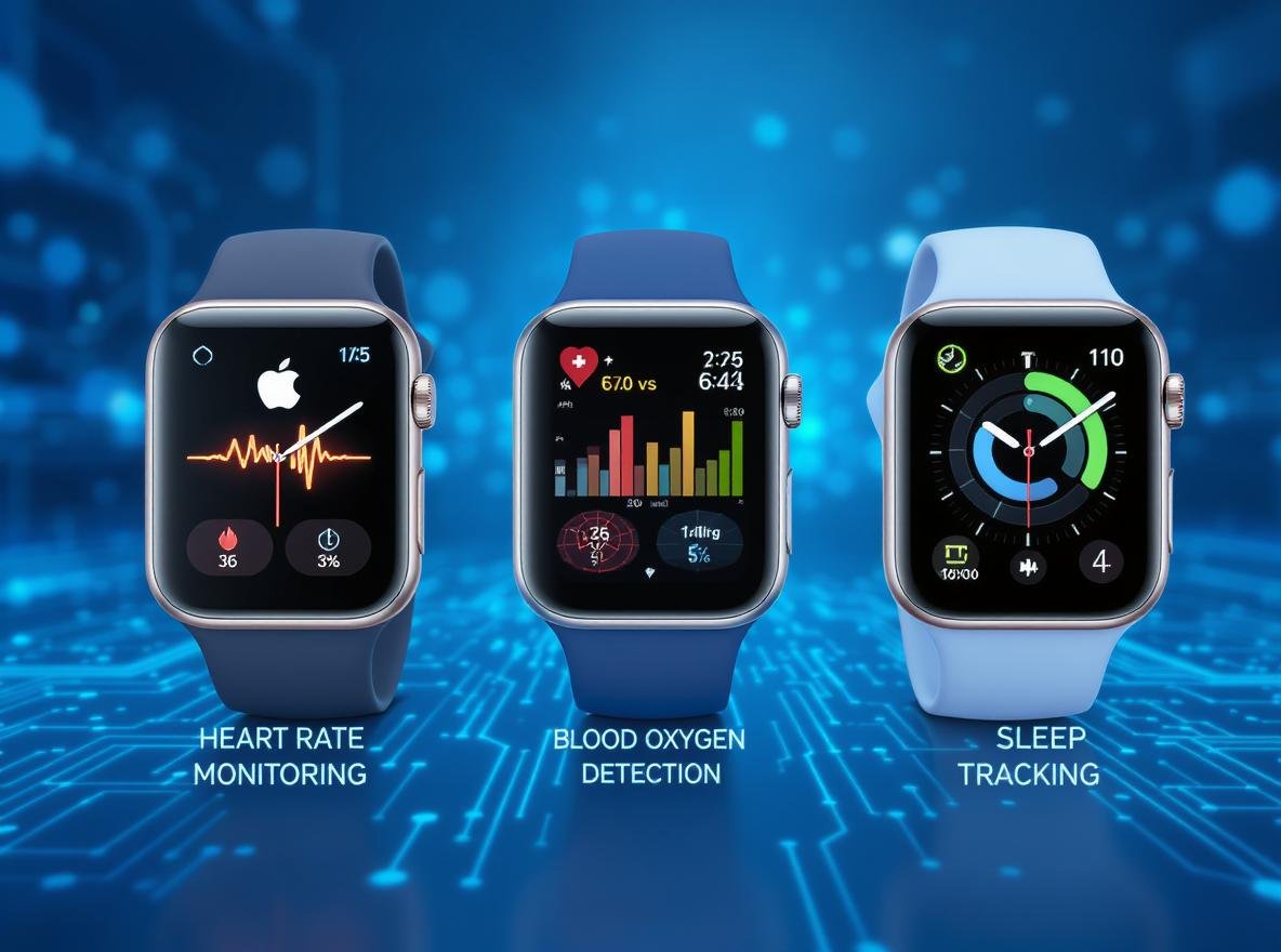 Best smartwatch for comprehensive health monitoring comparison featuring Apple Watch Series 10, Samsung Galaxy Watch 7, and Google Pixel Watch 3