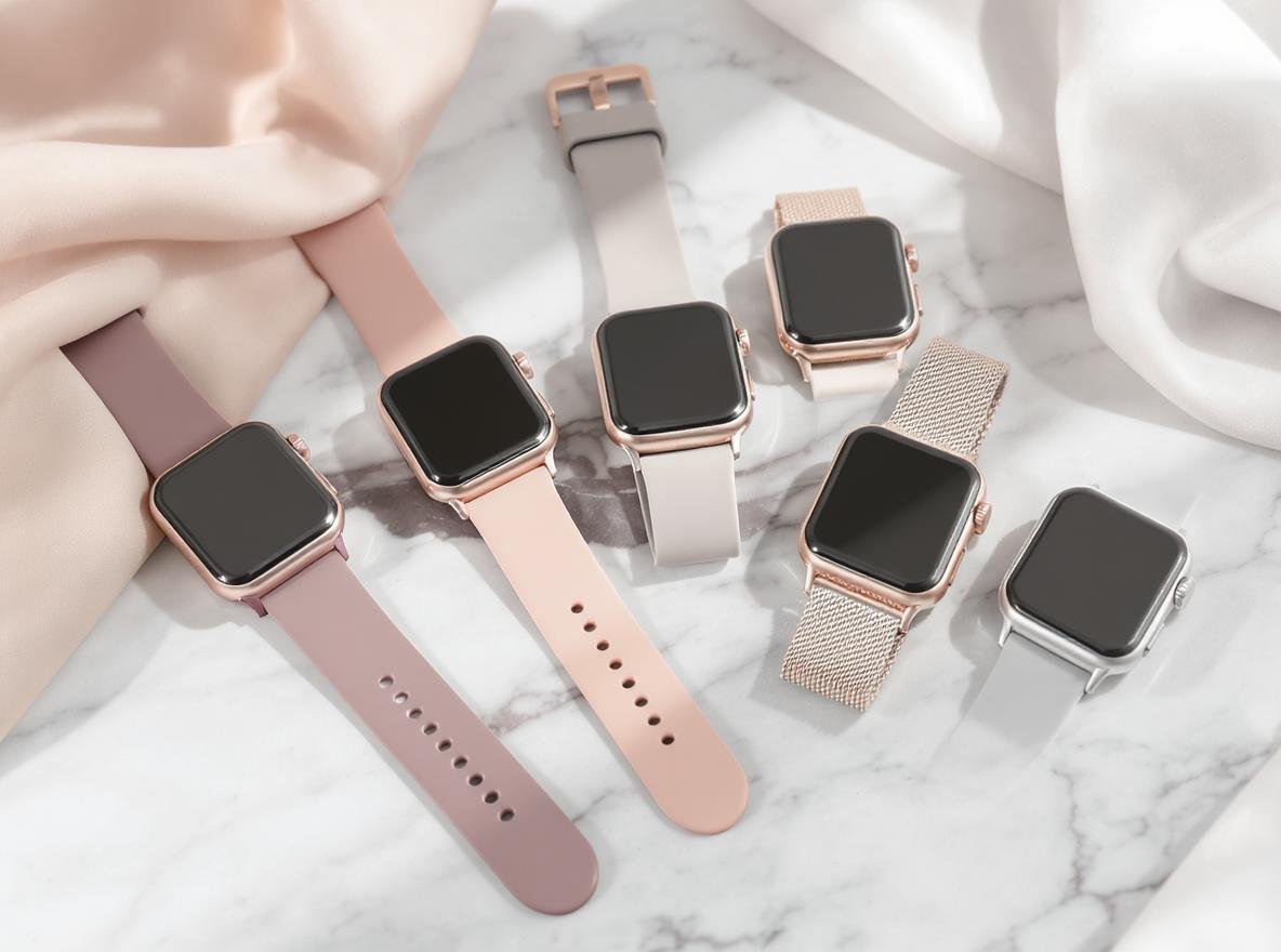 Collection of best smartwatches designed for women in 2025 featuring elegant designs and feminine styling