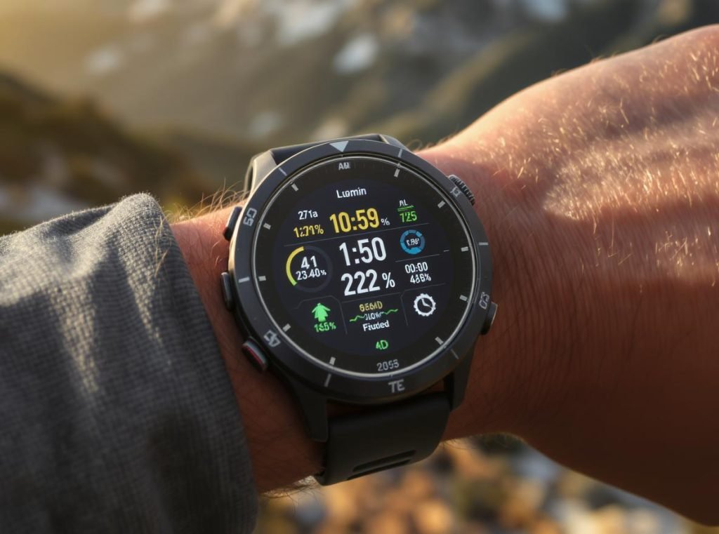 Garmin smartwatch advanced training metrics for serious athletes
