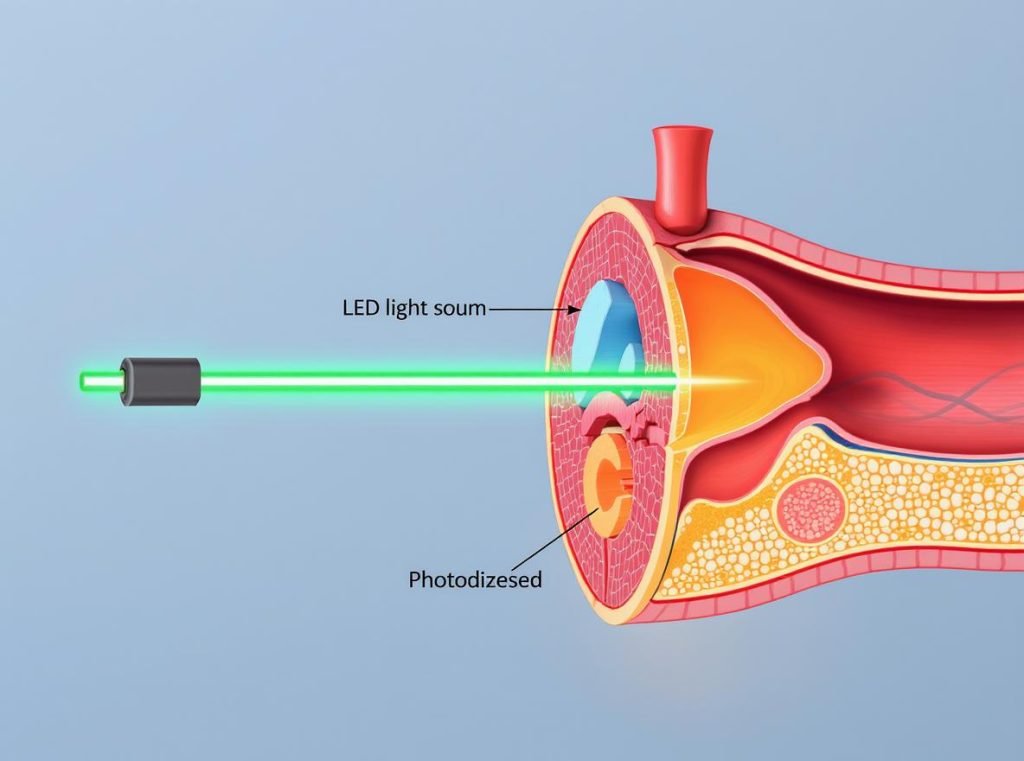 PPG photoplethysmography technology components LED photodiode diagram