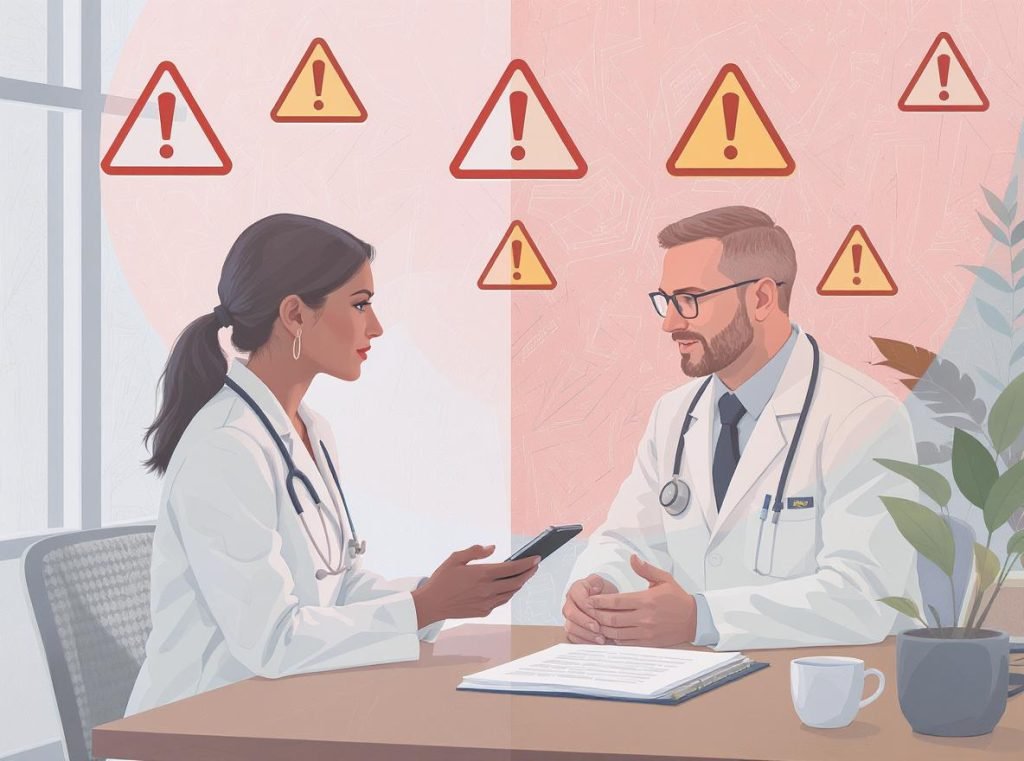 Medical warning pregnancy smartwatch avoidance healthcare consultation advice
