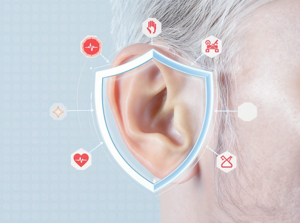 Safety ranking of different headphone types from safest to most risky