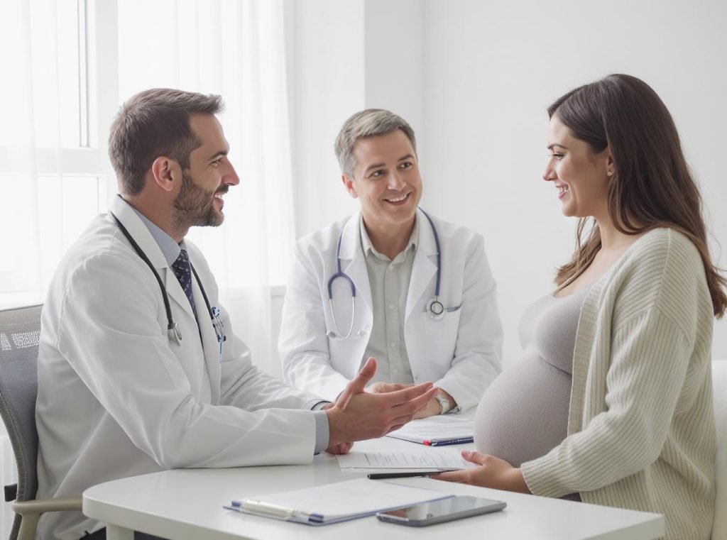 Healthcare provider pregnancy smartwatch recommendations medical consultation advice