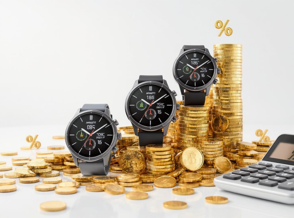 Amazfit smartwatch models showing return on investment for wholesale buyers