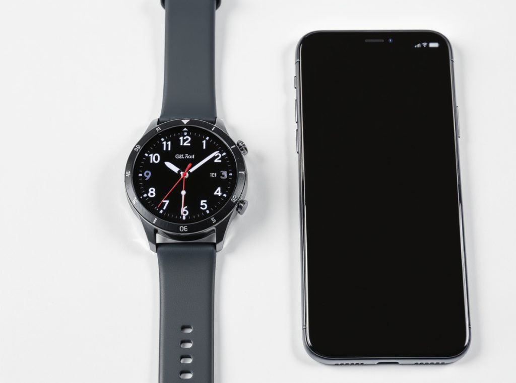 Samsung Galaxy Watch face customization with smartphone app interface