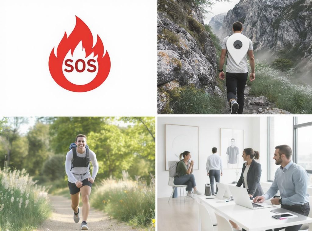 Key benefits of LTE smartwatches including emergency safety, outdoor activities, fitness freedom, and professional use