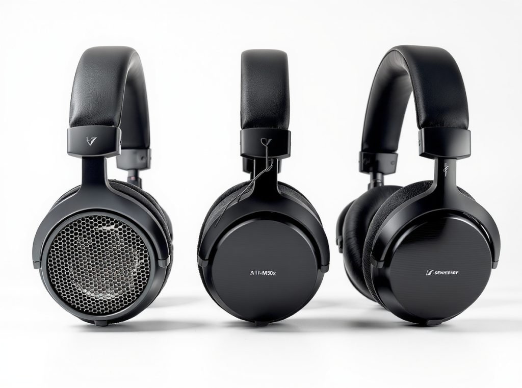 Most popular professional headphone models for streaming and podcasting