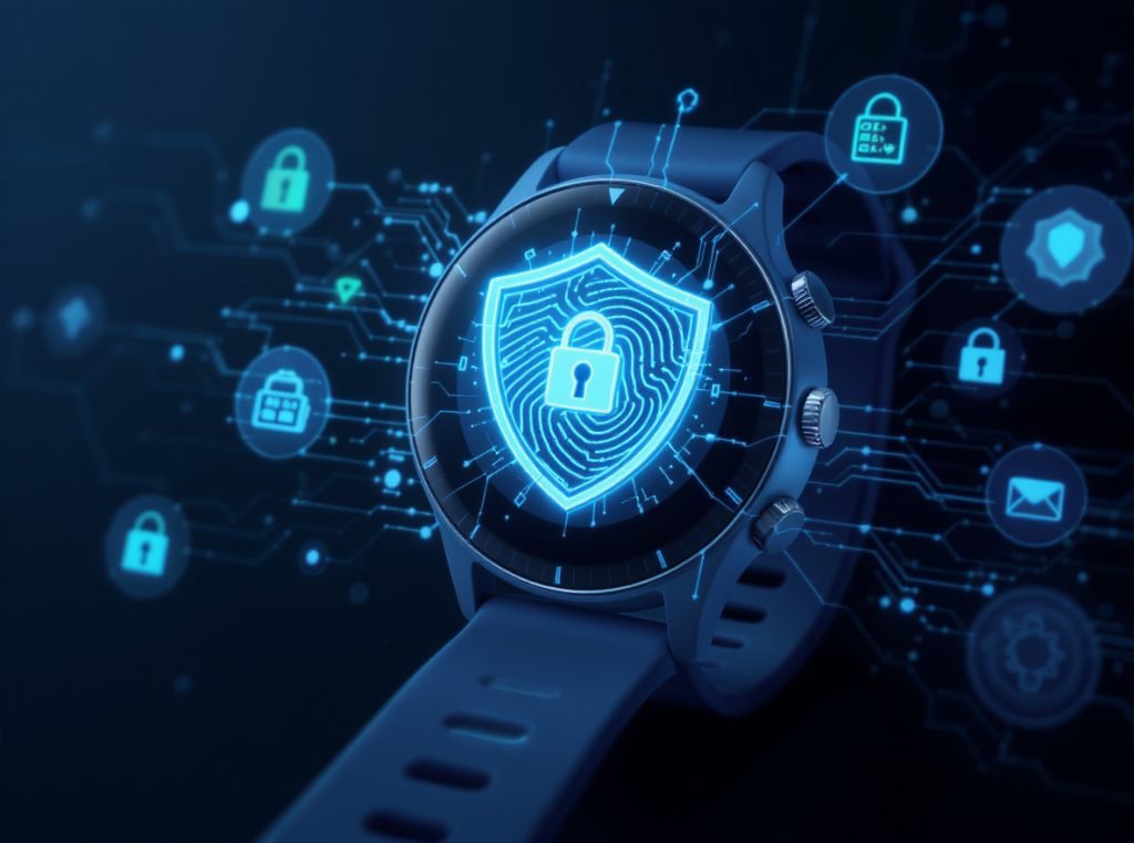 Smartwatch NFC payment security features encryption tokenization biometric