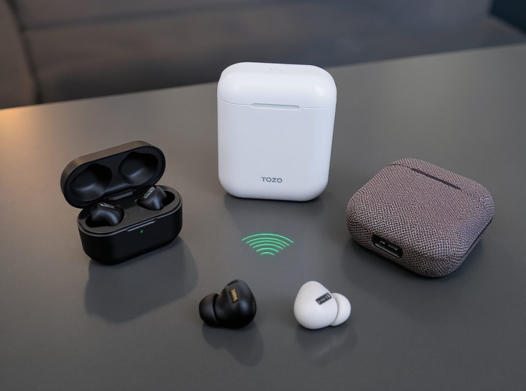 TOZO T12 EarFun Air Pro 4 Edifier TWS1 Pro 2 budget wireless charging earbuds under 50 dollars