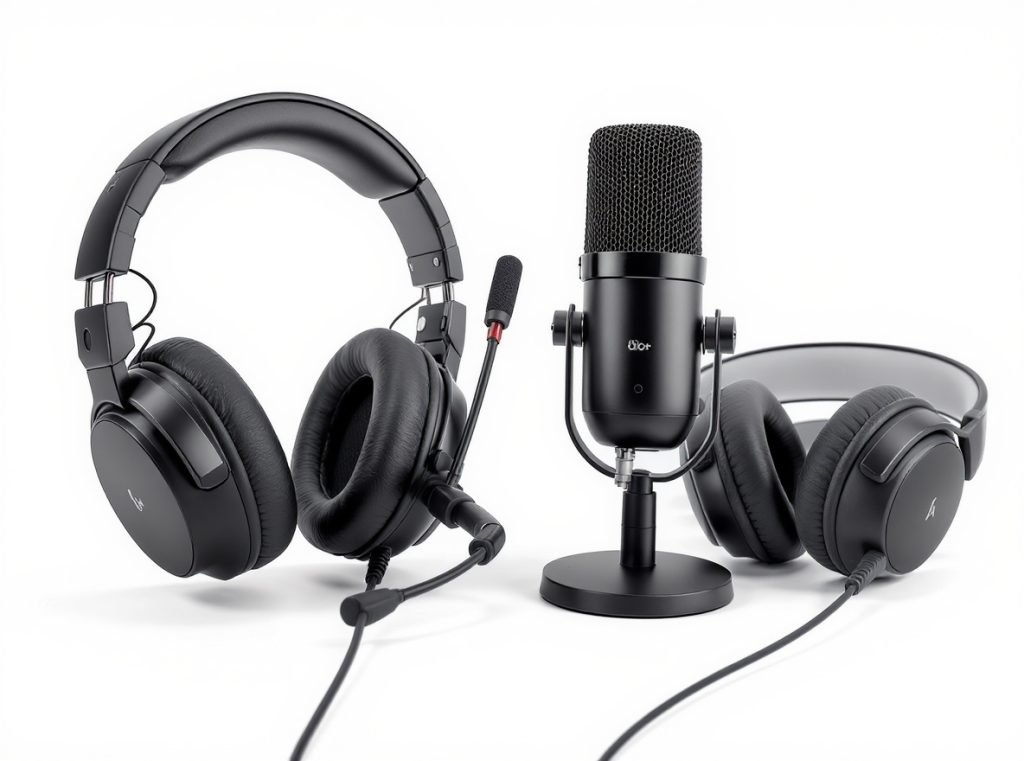 Gaming headset microphone compared to separate desktop microphone setup