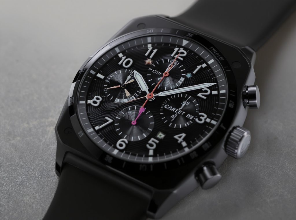 Premium smartwatch faces showing advanced complications and professional designs