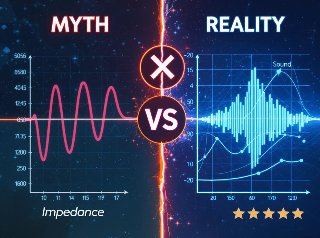 Myth busting higher impedance equals better sound quality misconception