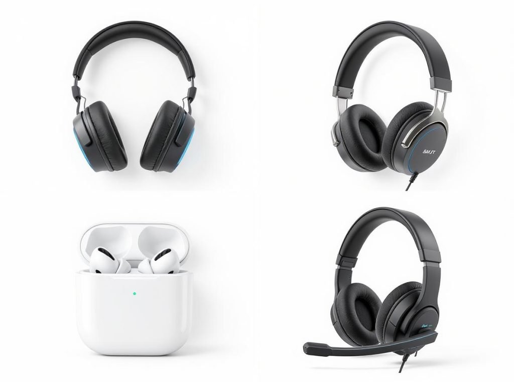 Different types of headphones that support Bluetooth multipoint
