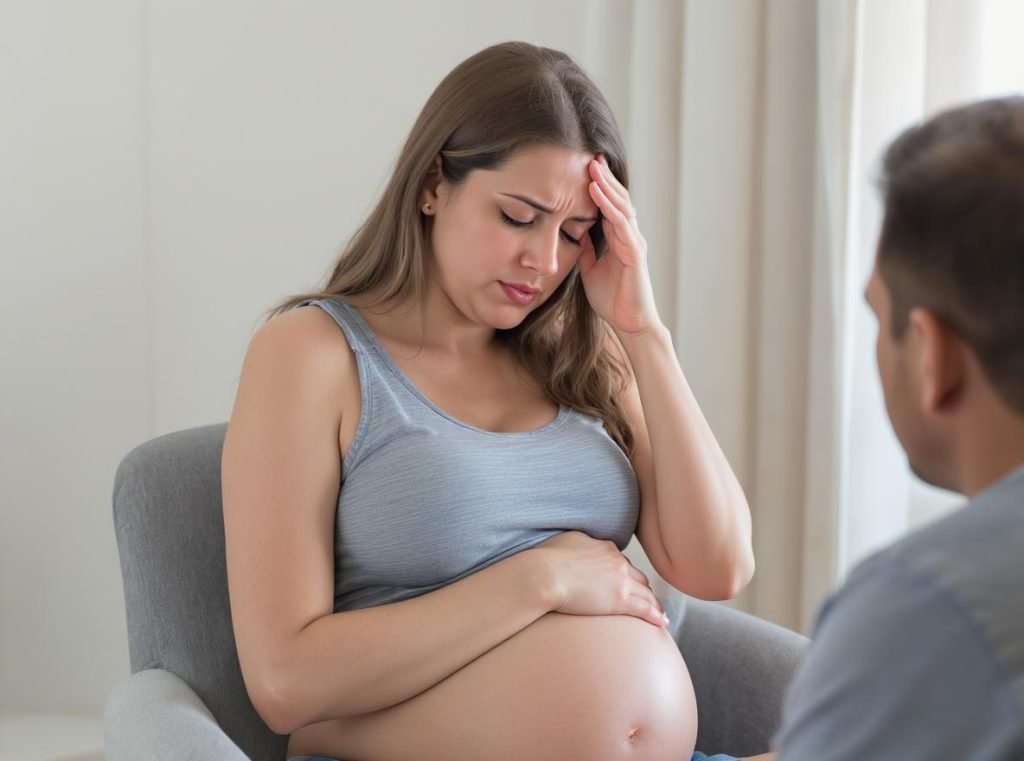 Pregnant woman EMF sensitivity symptoms headache fatigue discomfort