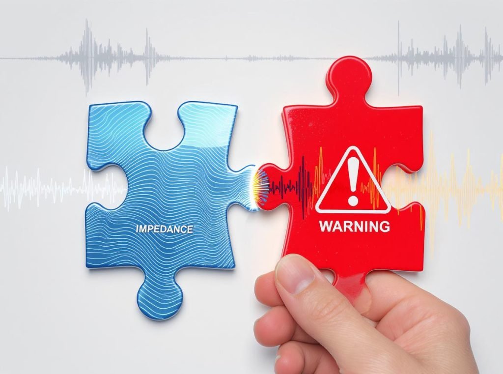 Impedance mismatch problems showing audio distortion and compatibility issues