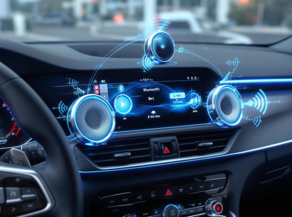 Alternative audio solutions for transportation including car speakers, bike speakers, and smart helmets