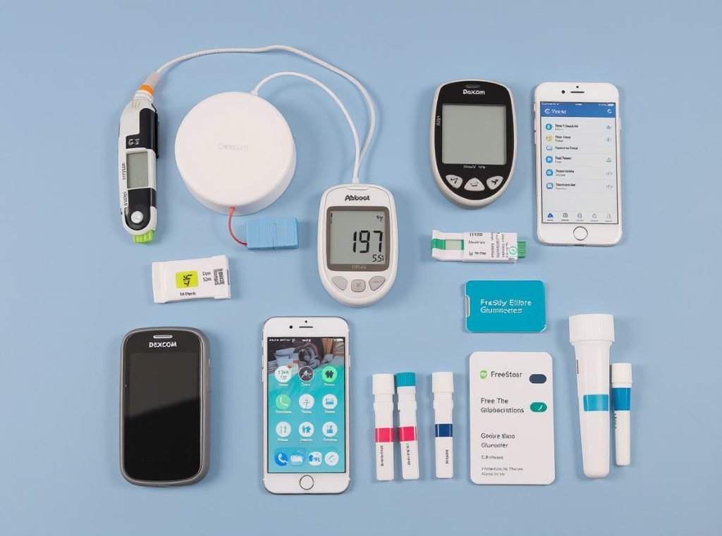 Proven diabetes monitoring alternatives including CGM devices and traditional glucometers