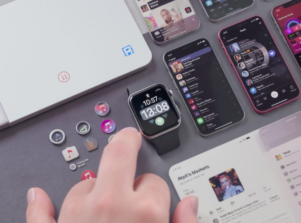 Smartwatch operating systems comparison for music app compatibility and features