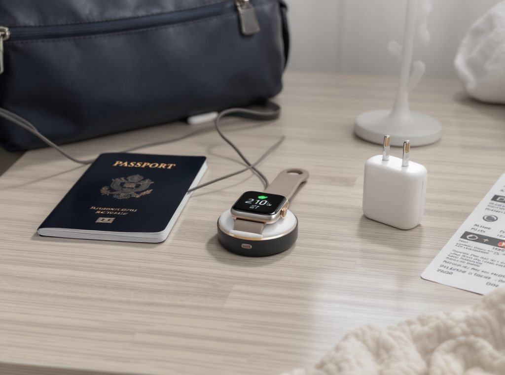 Smartwatch travel preparation charging accessories travel planning