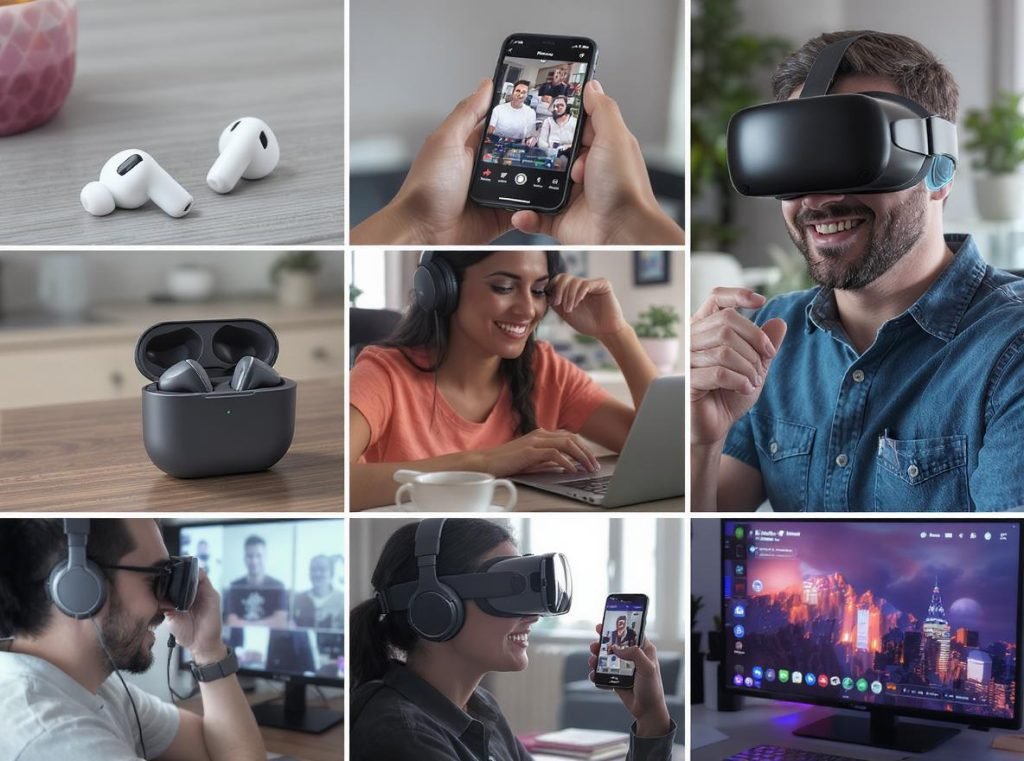 Modern headphone applications including gaming, fitness, remote work, and virtual reality driving market growth