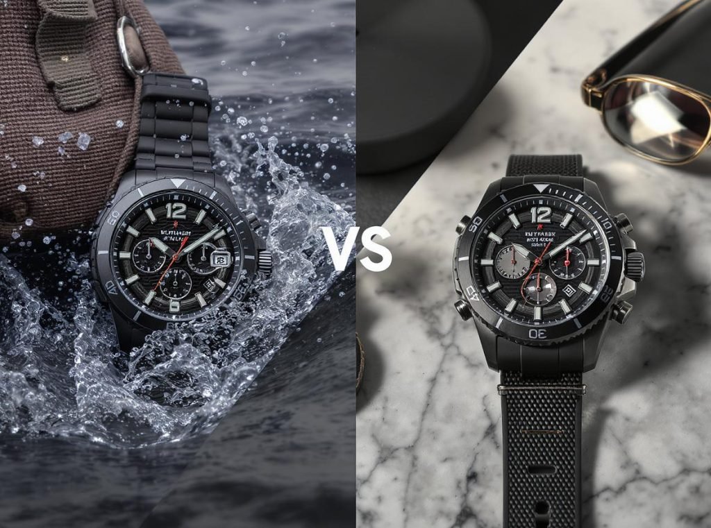 Smartwatch durability design comparison outdoor rugged versus premium lifestyle