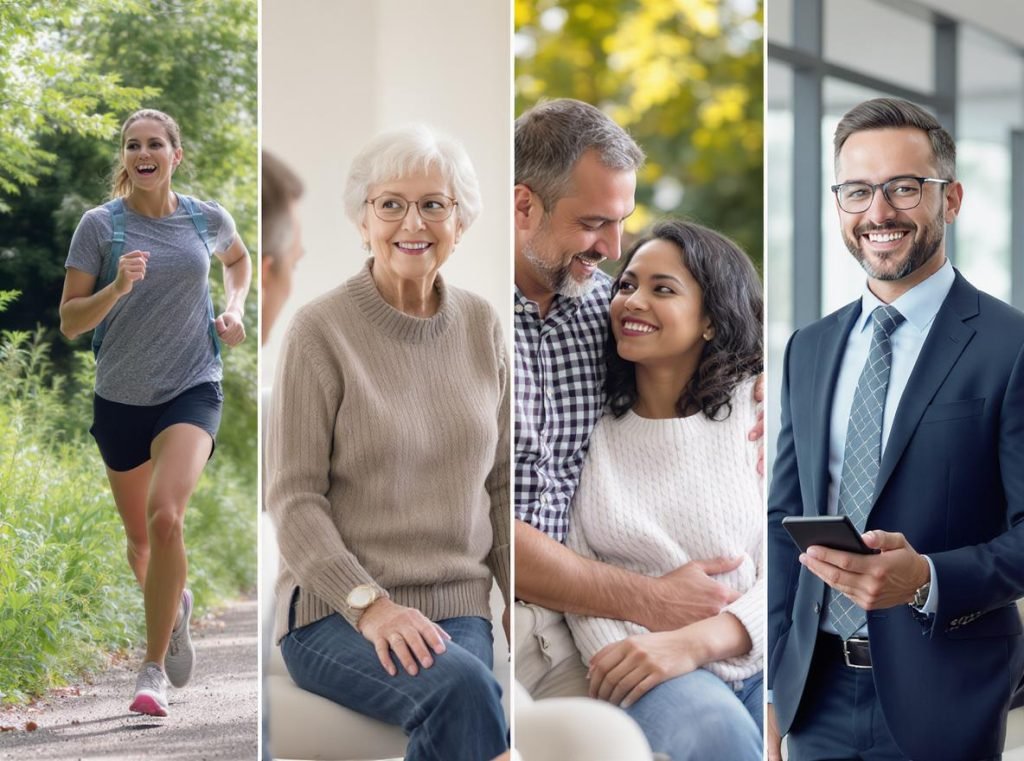 Target customers for LTE smartwatches including outdoor enthusiasts, seniors, parents, and business professionals