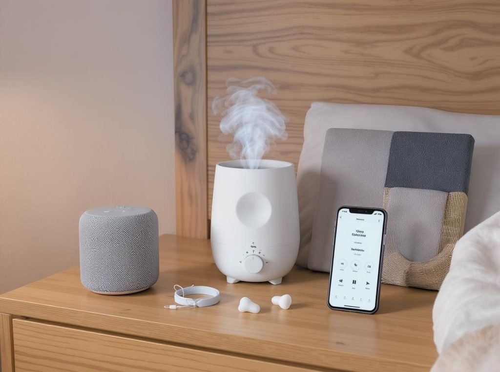 Headphone alternatives for sleep - speakers, white noise machines, and room audio solutions