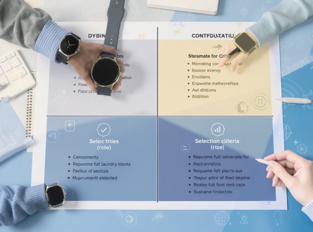 Smartwatch selection criteria and business decision matrix for wholesale buyers