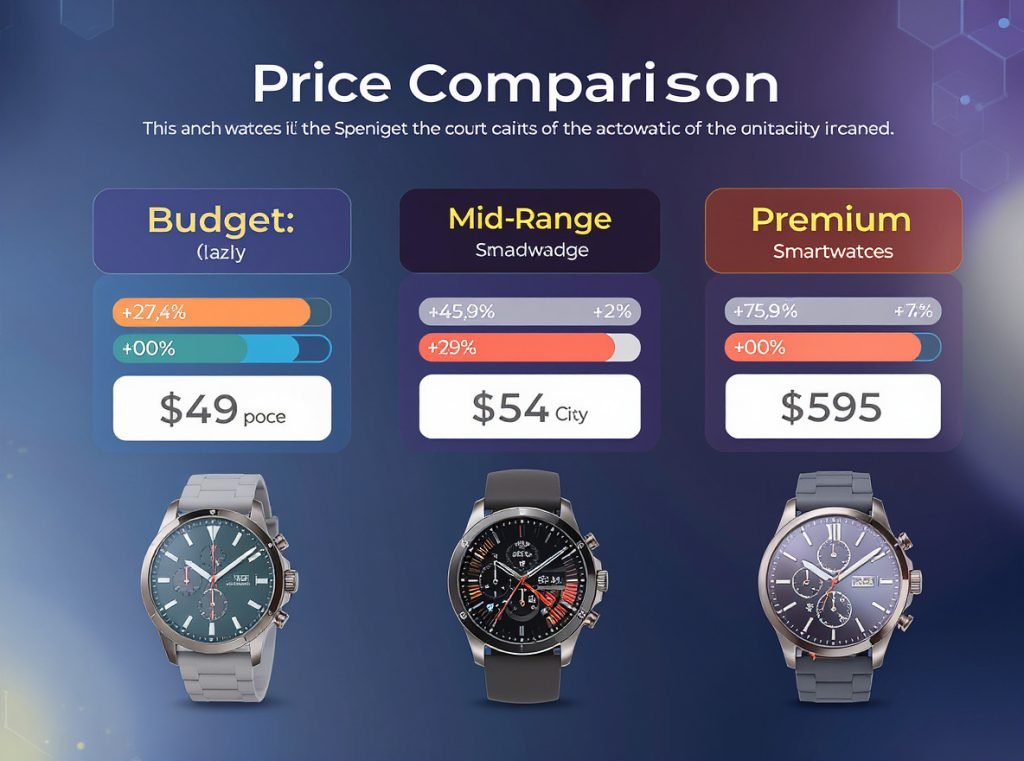 Smartwatch price versus sleep tracking accuracy comparison budget mid-range premium