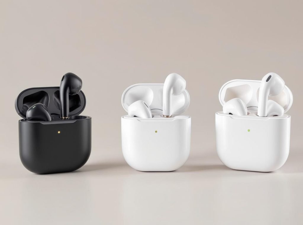 Premium wireless earbuds from top brands offering advanced transparency mode features