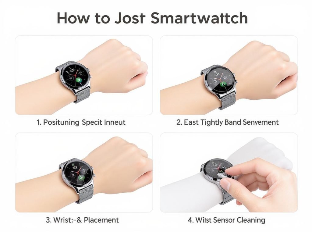 Smartwatch proper wearing position optimization guide