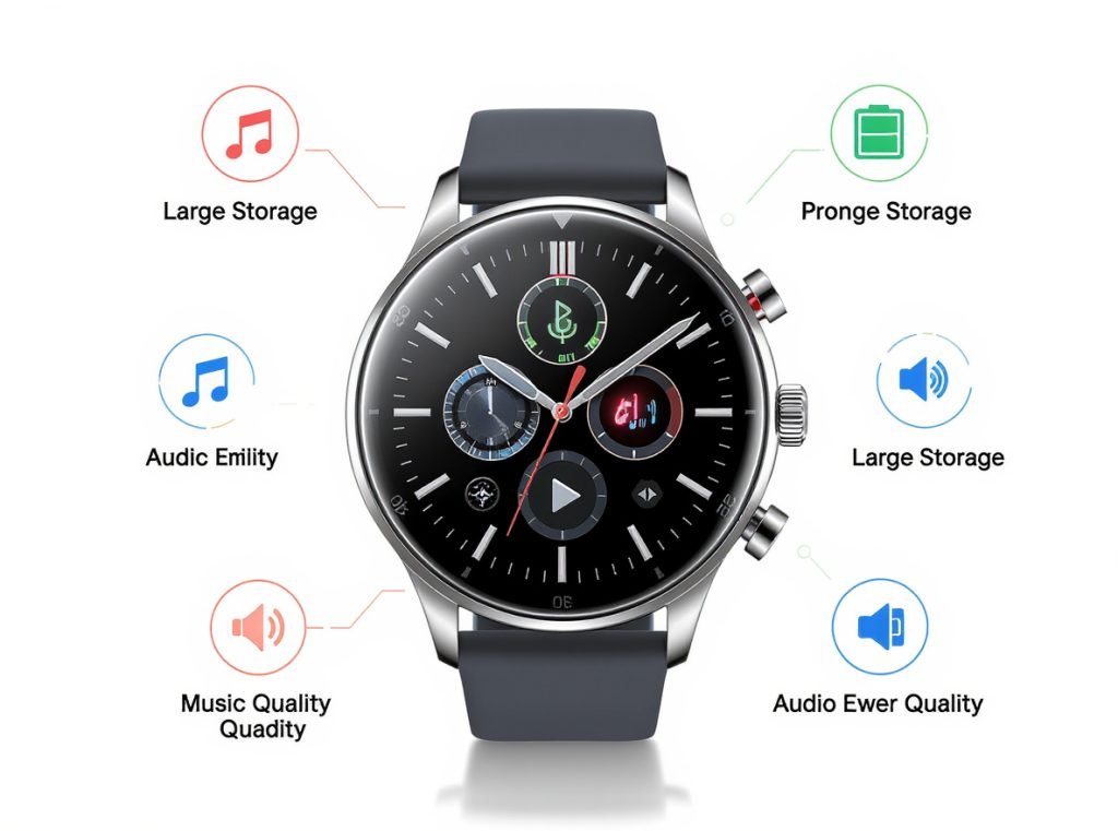 Essential smartwatch features for music enthusiasts and entertainment-focused users
