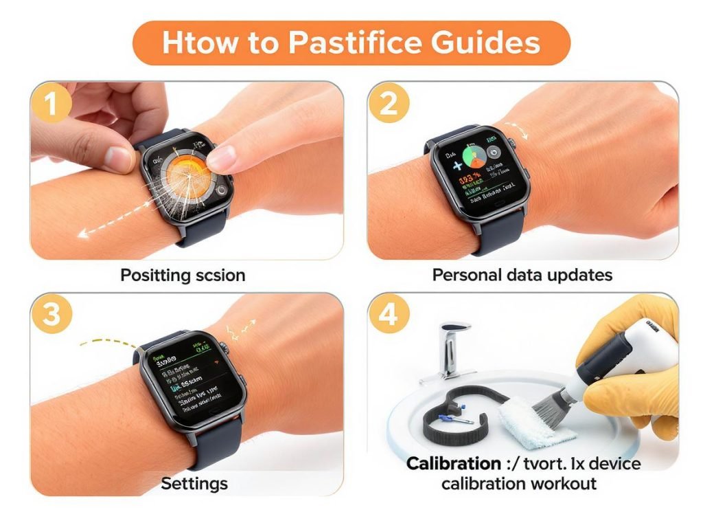 Step-by-step guide for improving smartwatch calorie tracking accuracy through proper setup and calibration
