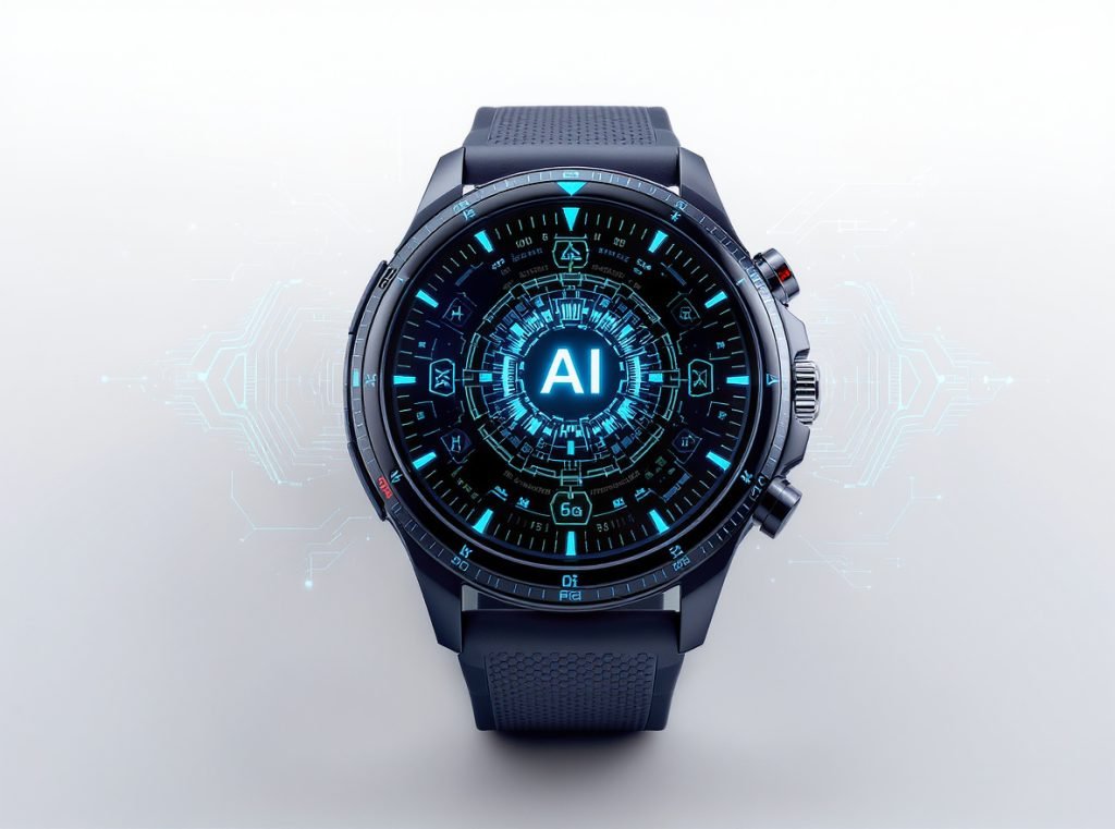 Future smartwatch technology trends with AI integration and 5G connectivity