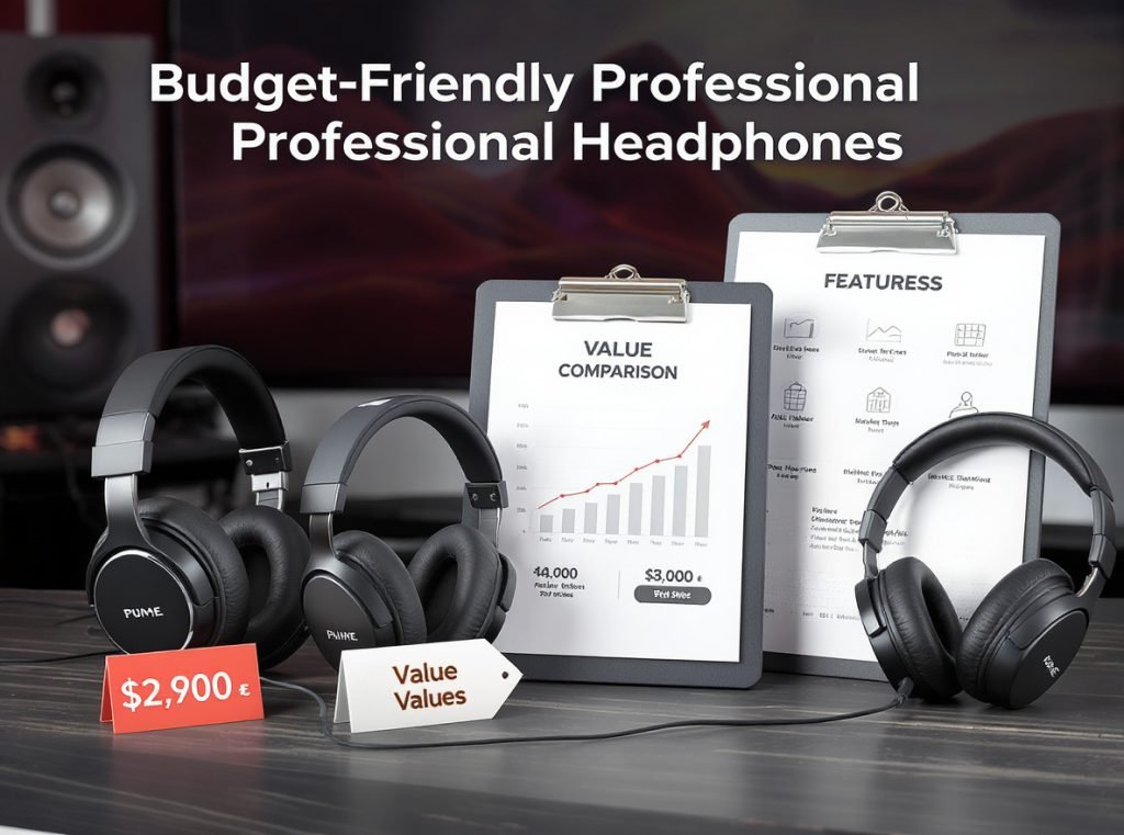 Budget friendly professional headphones under 200 dollars best value studio mixing