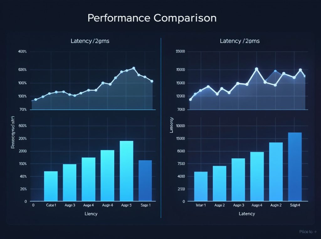 Wireless vs wired gaming headphones performance comparison chart showing latency measurements