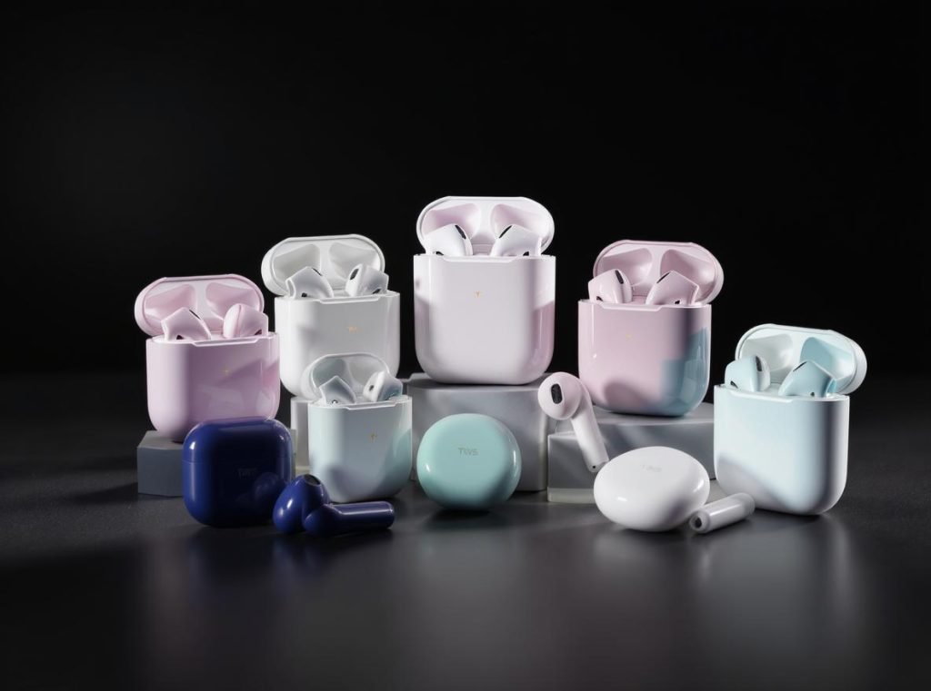 Osmarto TWS earbuds manufacturing showcase - various models and colors