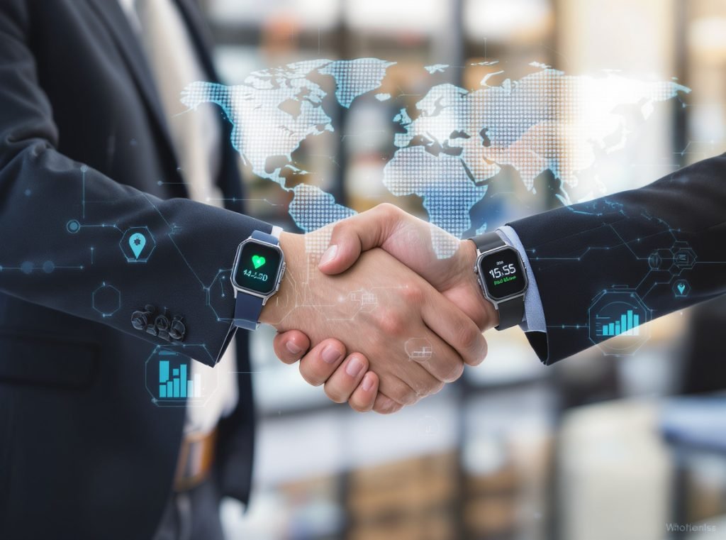 Business partnership in smartwatch wholesale distribution and technology solutions