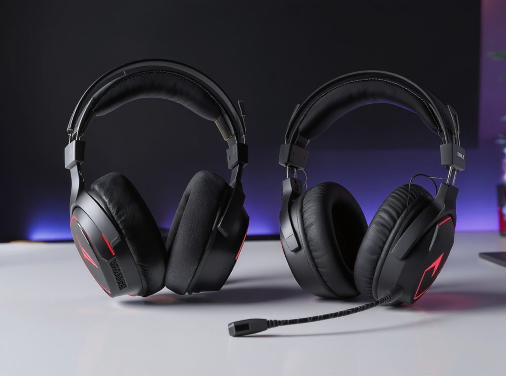 Final comparison of premium gaming headset and audiophile headphones
